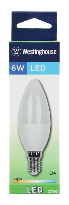 Pack 6 Bombillas LED Vela E14 6W Equi.40W 470lm Raydan Home