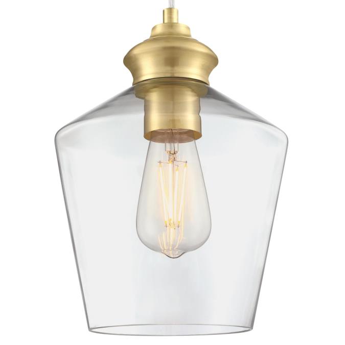 Westinghouse Lighting Ramsey OneLight Indoor Pendant, Champagne Brass