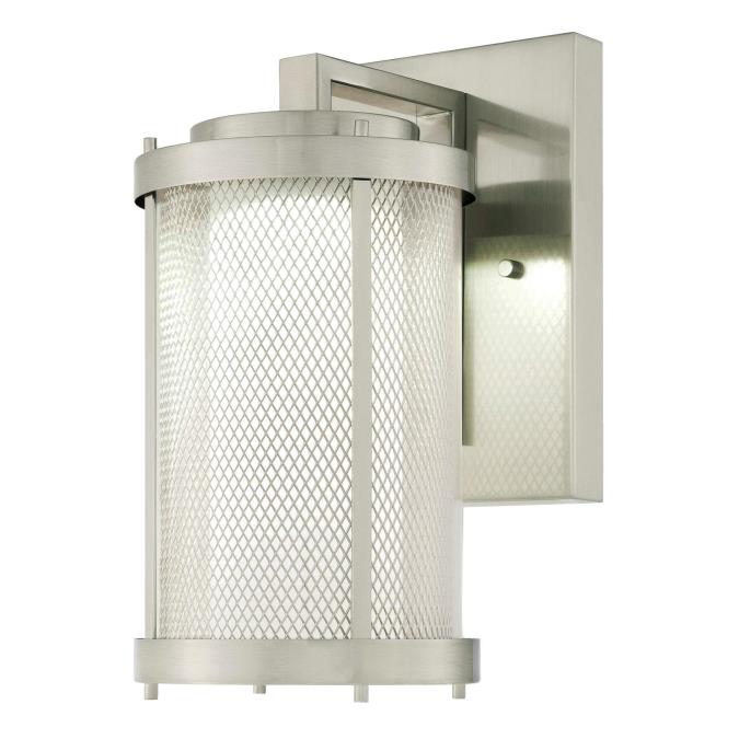 Westinghouse Skyview OneLight LED Outdoor Wall Fixture, Brushed Nickel Finish