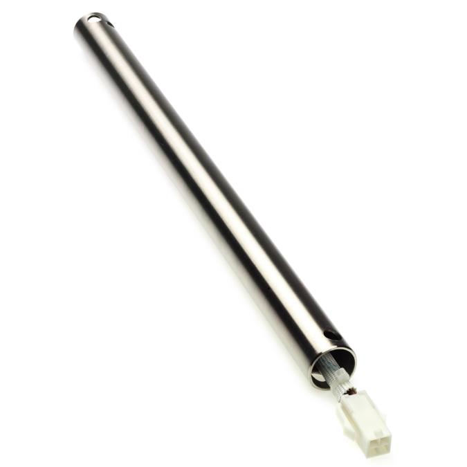 30,5 cm Westinghouse down rod for ceiling fans in satin-finished chrome