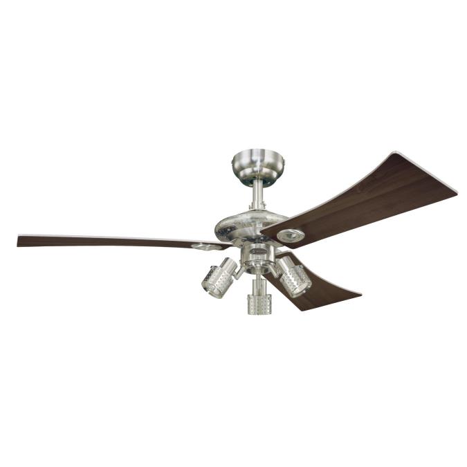 48" Modern indoor ceiling fan with lights Westinghouse Audubon 122cm 