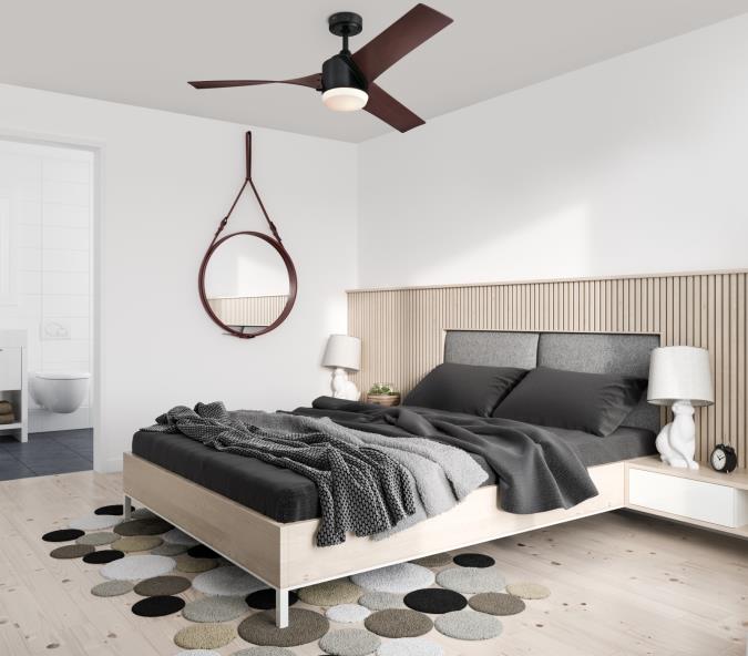 Westinghouse Lighting Evan 132 cm Three-Blade Indoor Ceiling Fan, Matte ...
