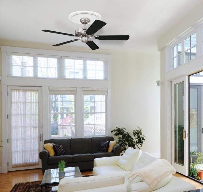 Installing The Canopy And Canopy Trim Ring - Hunter ceiling fan  Installation And Operation Manual [Page 8] | ManualsLib