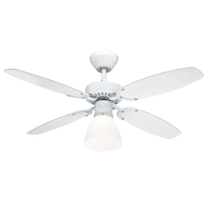 Westinghouse Capitol Indoor Ceiling Fan Metal White 