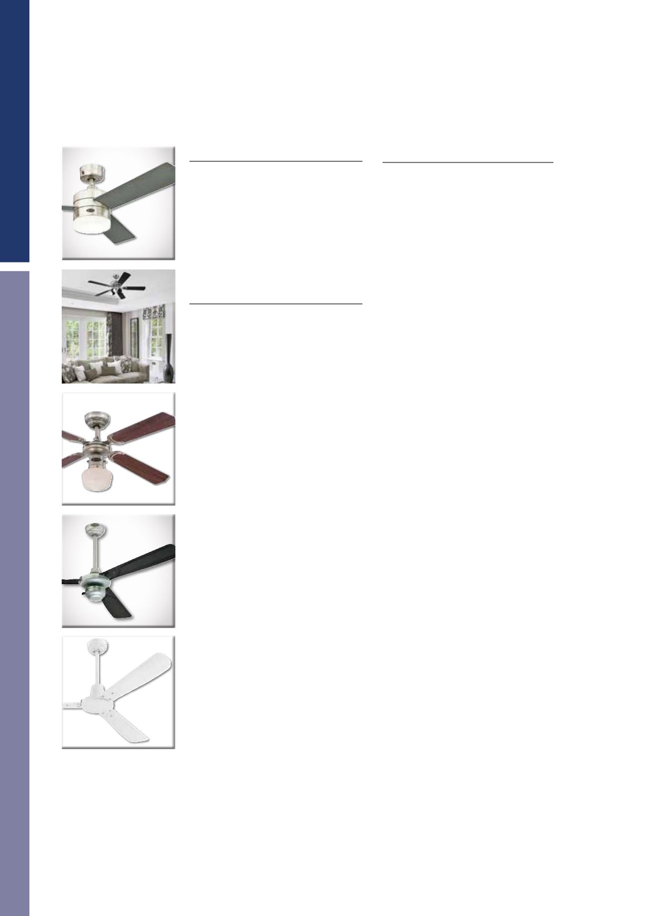 Westinghouse Katalog - Ventilatoren Und Beleuchtung